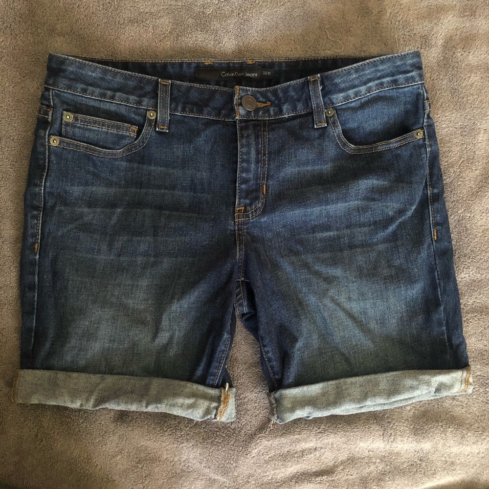 NWOT CK Denim Shorts